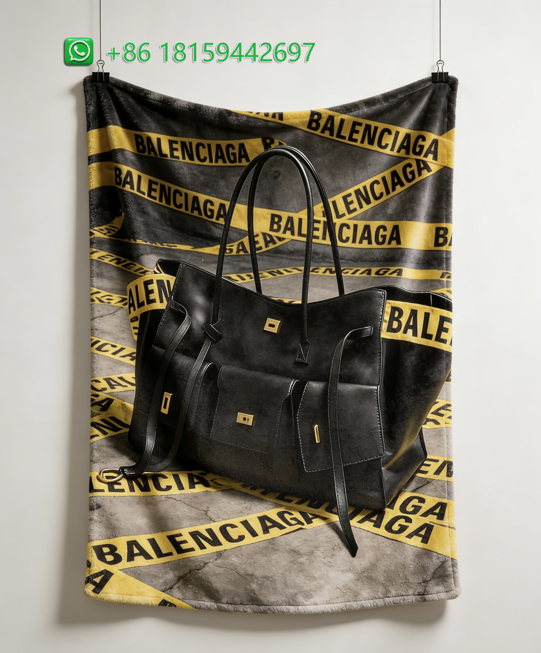 Balenciaga Throw Blankets